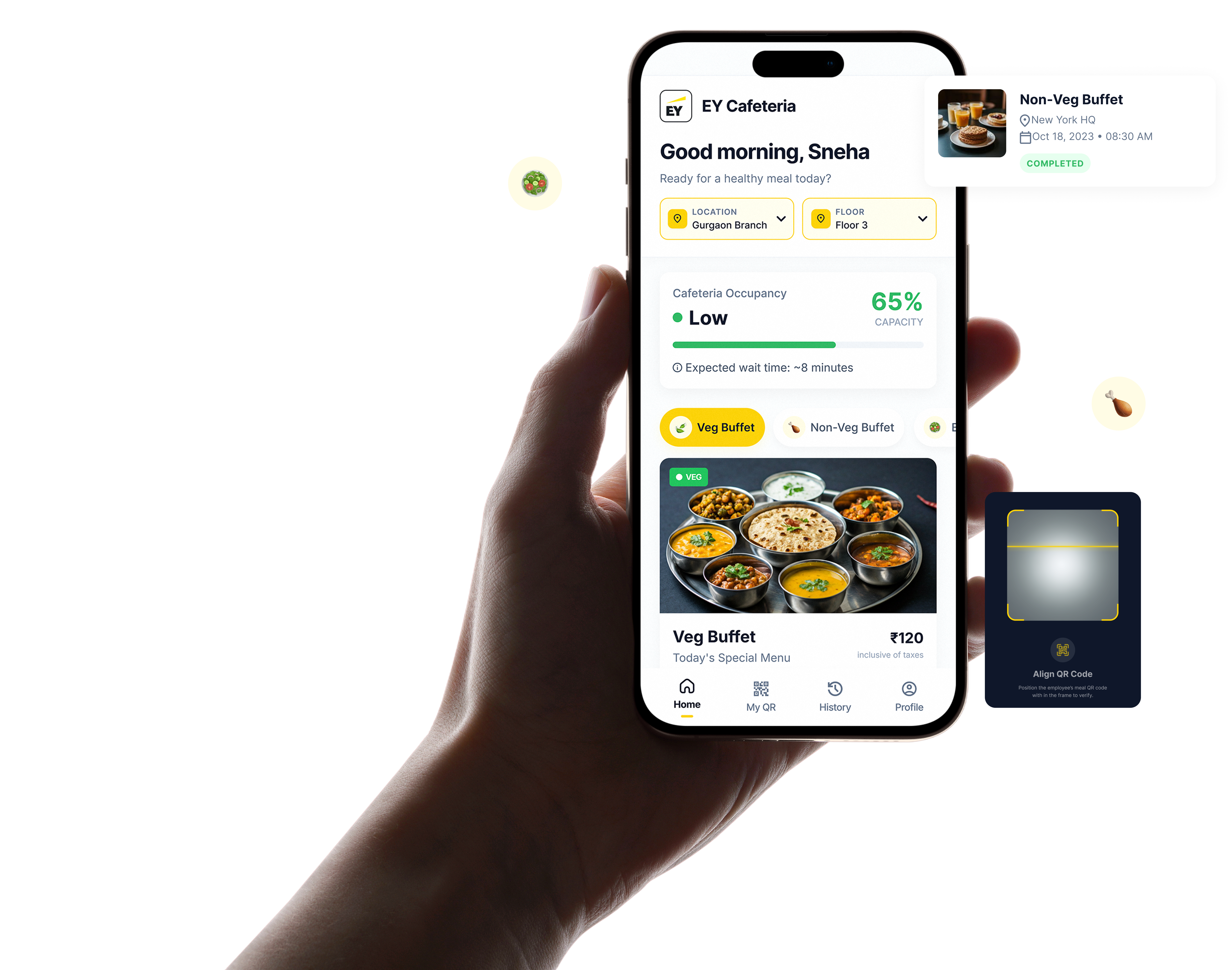 Tenzo App Mockup and Home Services
